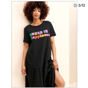 Farm Rio size M Dress In Happiness T-Shirt maxi Dress